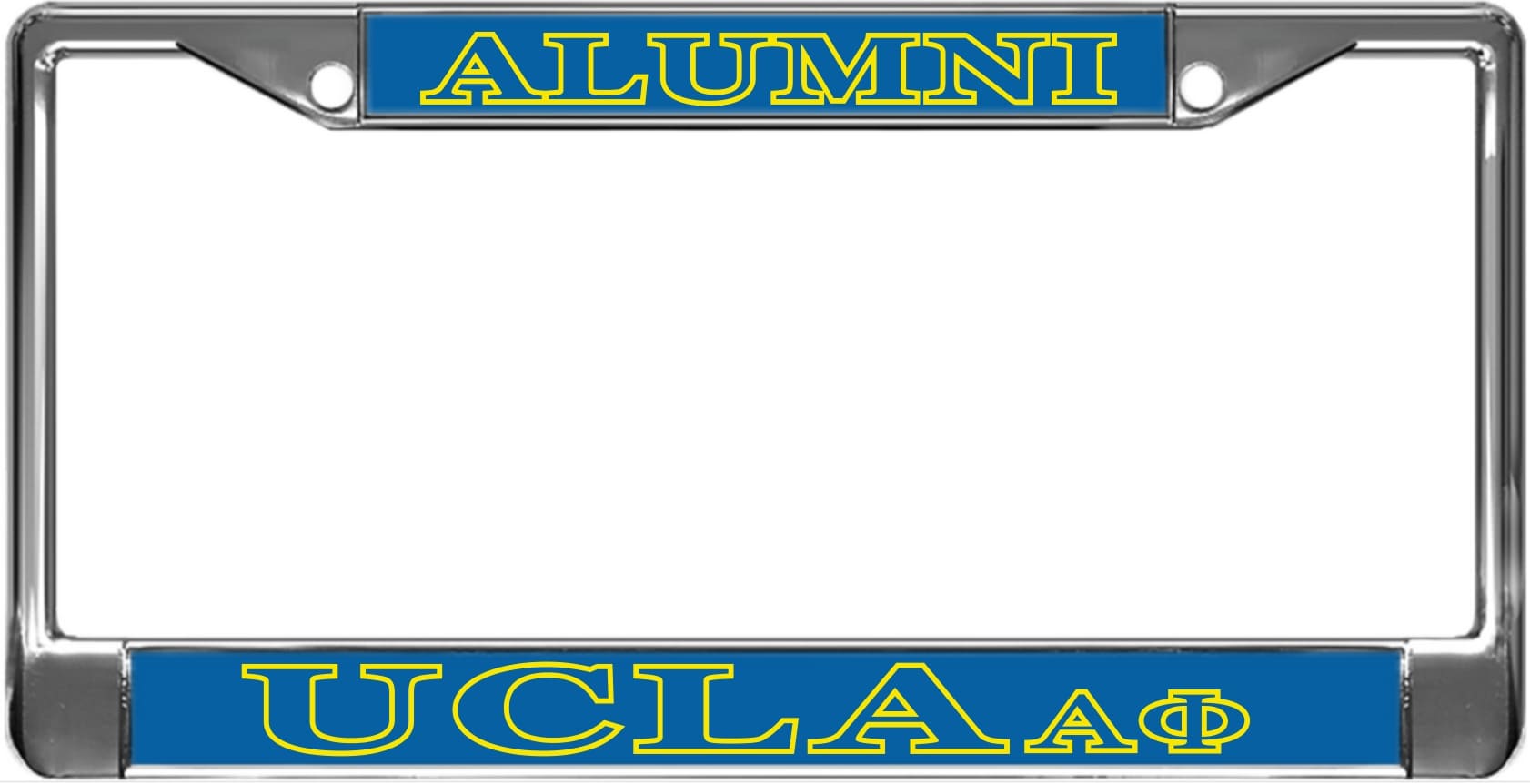 UCLA Alumni - custom metal license plate frame
